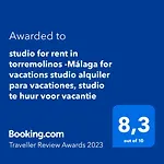Studio For Rent In Torremolinos -Malaga For Vacations Studio Alquiler Para Vacationes, Studio Te Huur Voor Vacantie Calle Rio Mesa 5