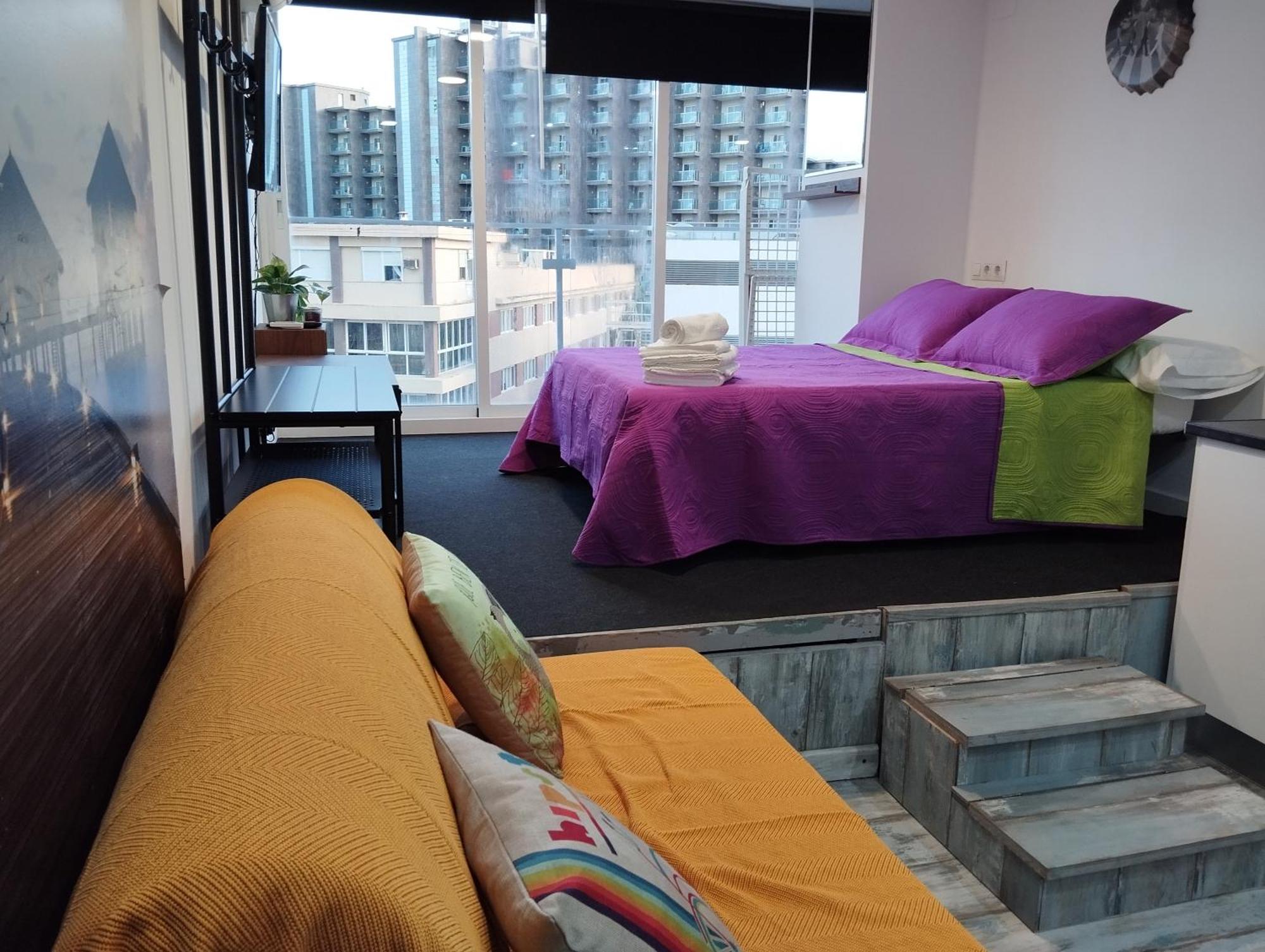 Playamar Estudio 2 Huesped 40m Playa Parking Wifi * Torremolinos