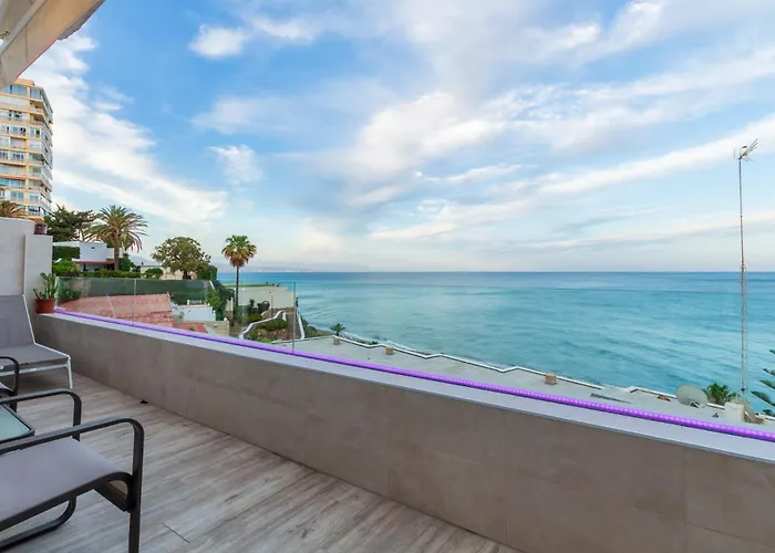 Increible Terraza Vista Al Mar, Wifi Y Parking