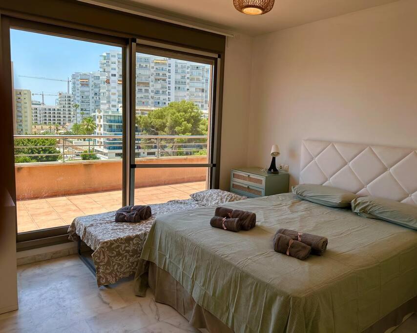 Atico Puerto Marina 2 Hab Con Piscina, 500m De La Plata Apartment