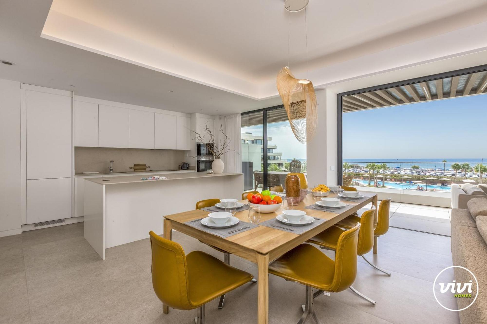 Apartment Vivi Homes - Alma Pool, Gym, Sauna, Terrace & Sea View *
