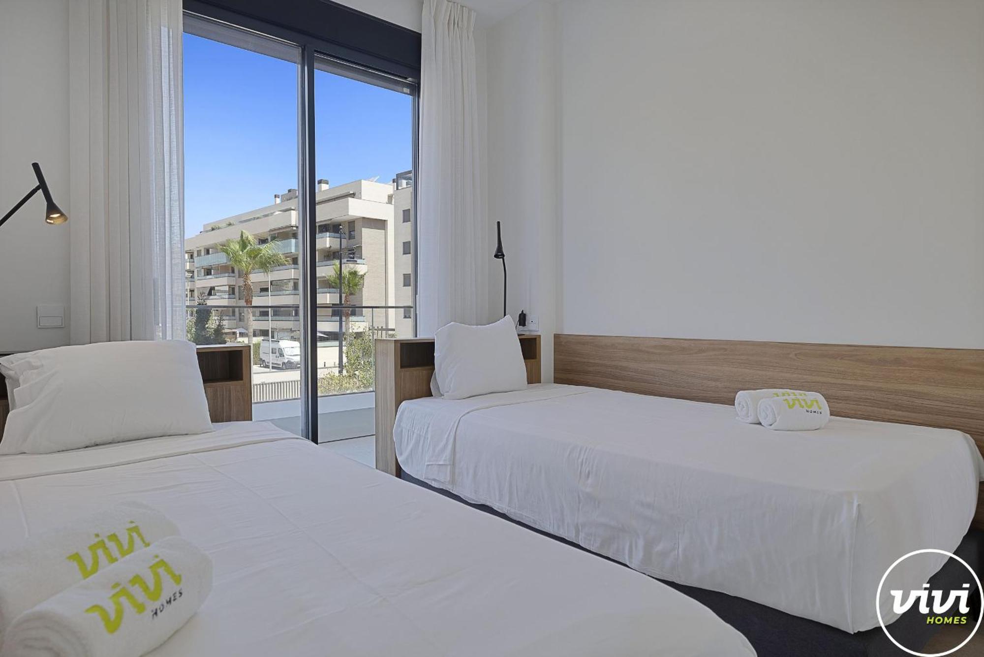 Apartamento Vivi Homes - Aura Pool, Sauna, Spa, Gym & Sea View *