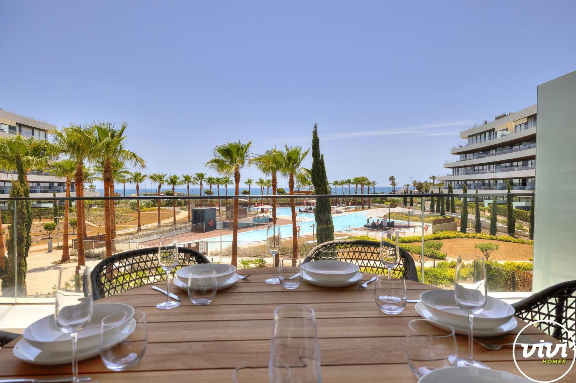 Vivi Homes - Aura Pool, Sauna, Spa, Gym & Sea View