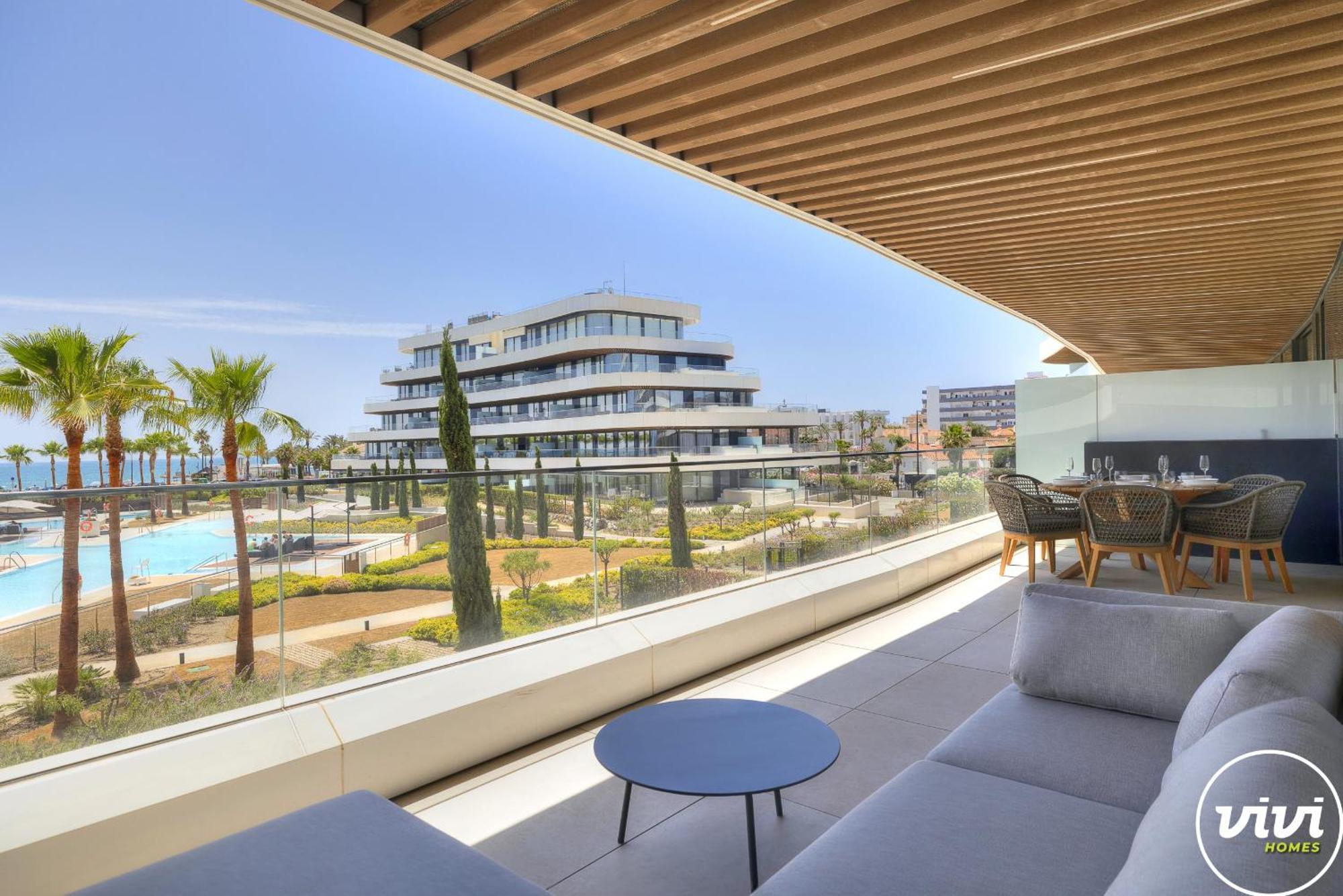 Vivi Homes - Aura Pool, Sauna, Spa, Gym & Sea View *