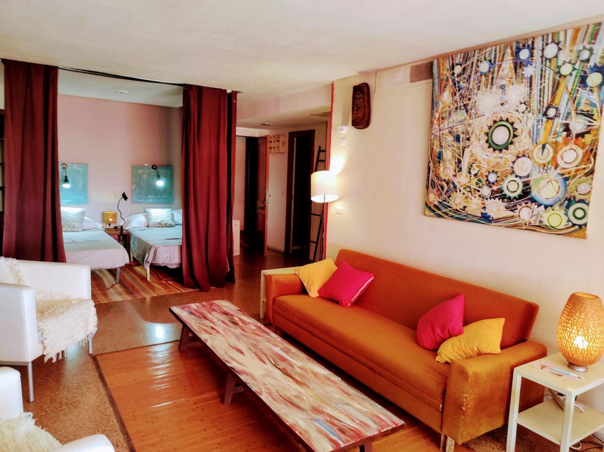 En La Nogalera, Terraza Vistas, 90 Metros 4 Personas Apartment