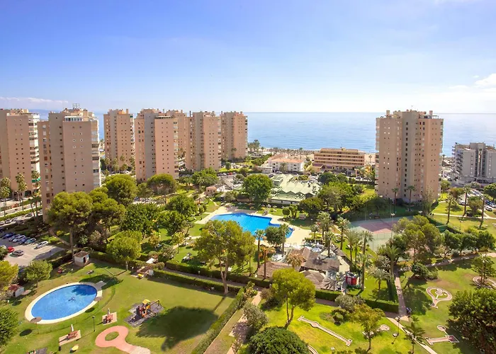 Playamar Flat In The Beach With Pool, Tennis And Paddle Court, Gardens