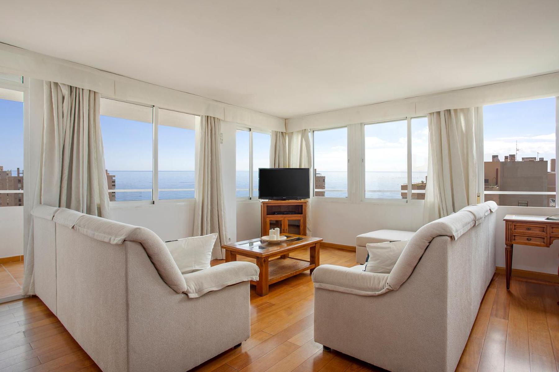 Playamar Flat In The With Pool, Tennis And Paddle Court, Gardens