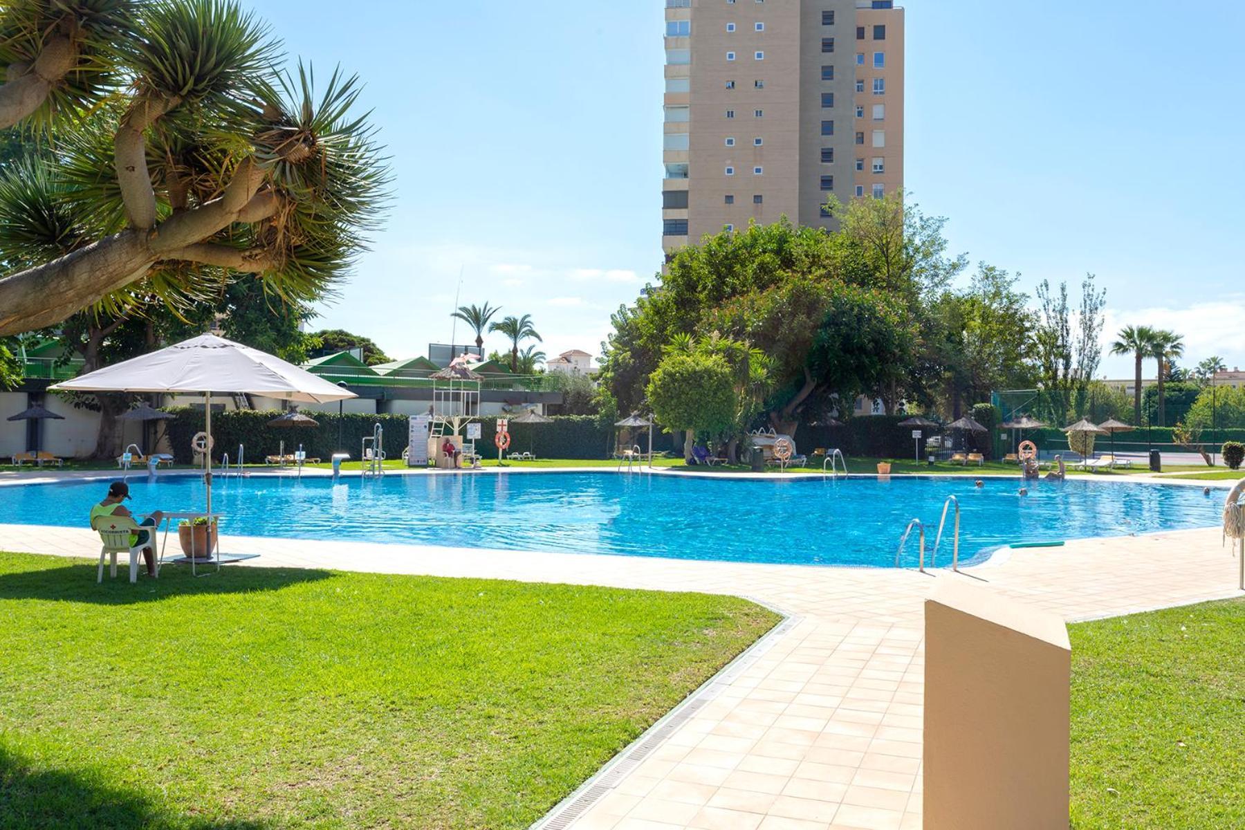 Apartment Playamar Flat In The With Pool, Tennis And Paddle Court, Gardens