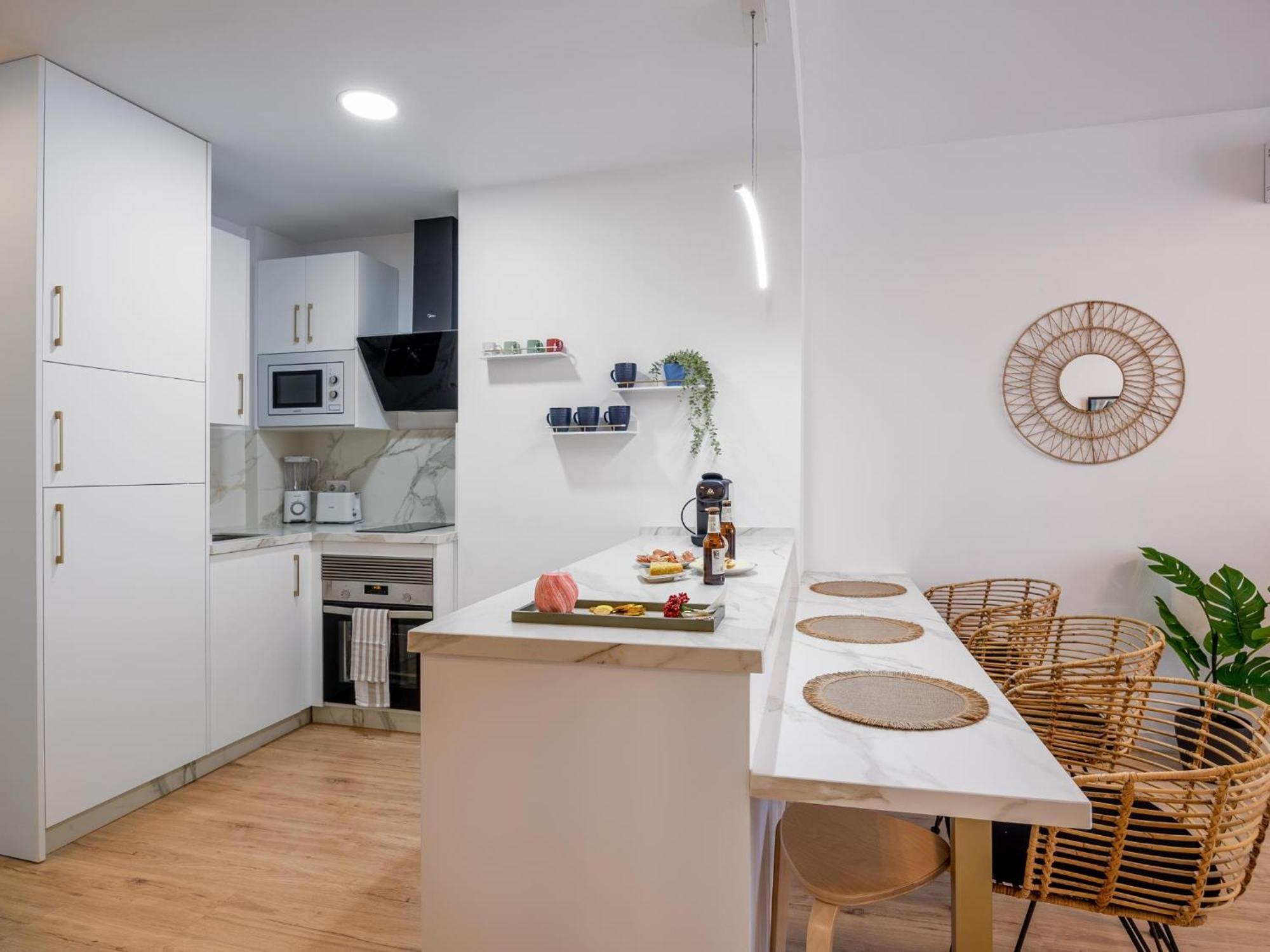 Apartment 3 Pax Renovado Centro Wifi Ascensor Playa A 5 Min Parking